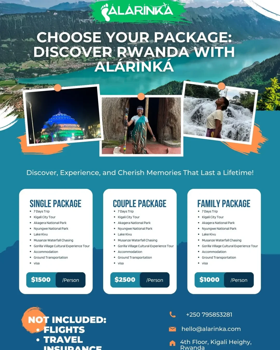Blue Creative Travel Agent Flyer